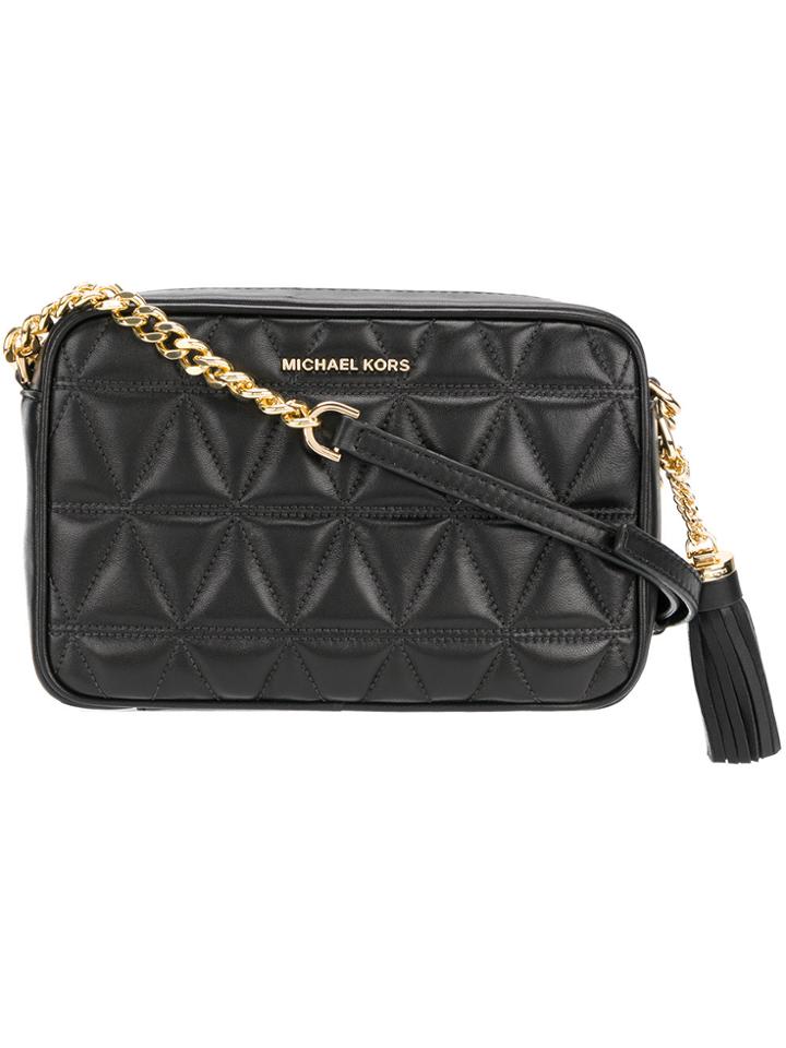 Michael Michael Kors Zipped Satchel - Black