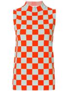 Jil Sander Geometric Pattern Top - Blue