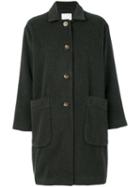 Société Anonyme - Patch Pocket Coat - Women - Wool - 1, Green, Wool