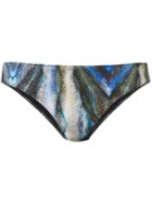 Mona - 'amitola' Hipster Bikini Bottom - Women - Polyester/spandex/elastane - S, Green, Polyester/spandex/elastane