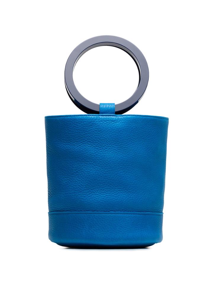 Simon Miller Blue Bonsai 20 Leather Bucket Bag