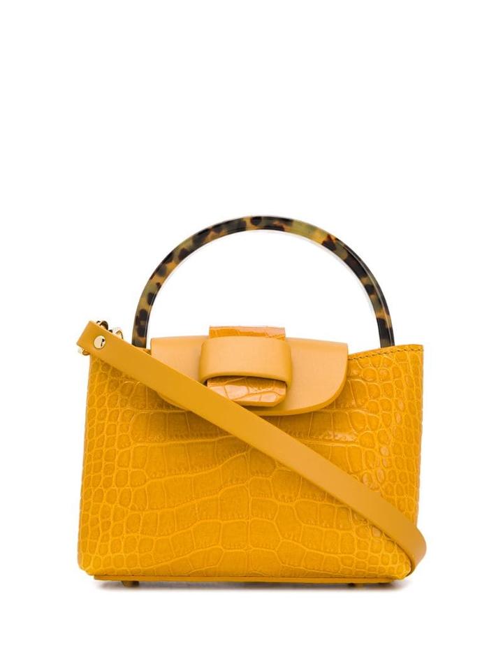 Nico Giani Top-handle Tote - Yellow