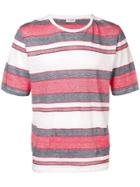 Saint Laurent Striped T-shirt - Red