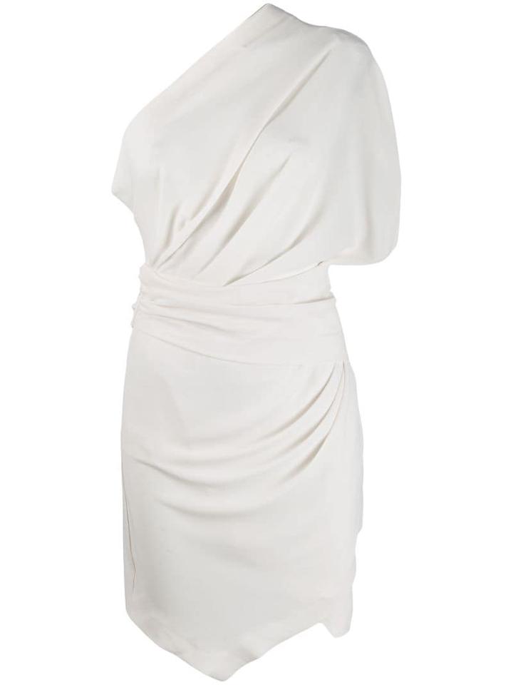 Iro One-shoulder Wrap Dress - White