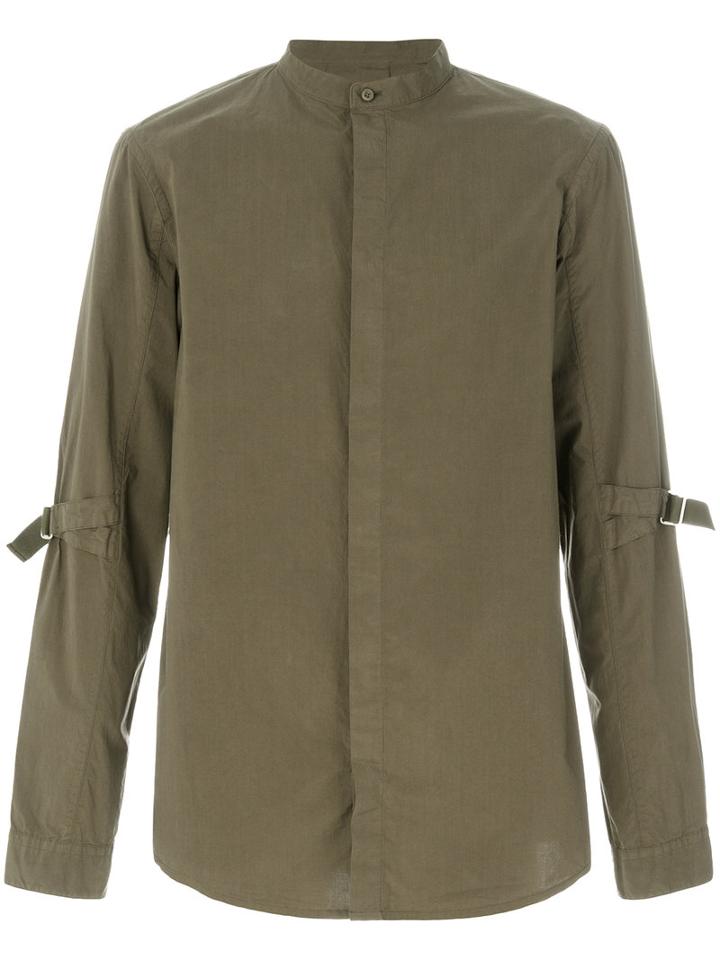 Helmut Lang - Elbow Strap Shirt - Men - Cotton - S, Green, Cotton