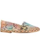 Alexandre Birman Marla Espadrilles, Women's, Size: 40, Blue, Python Skin/leather