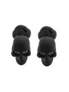 Alexander Mcqueen Skull Studded Earring - Black
