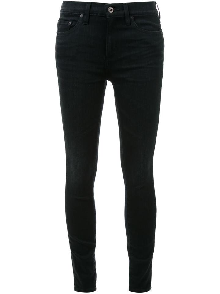 Simon Miller Classic Skinny Jeans, Women's, Size: 27, Black, Cotton/polyurethane