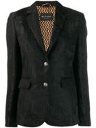 Etro Jacquard Blazer - Black