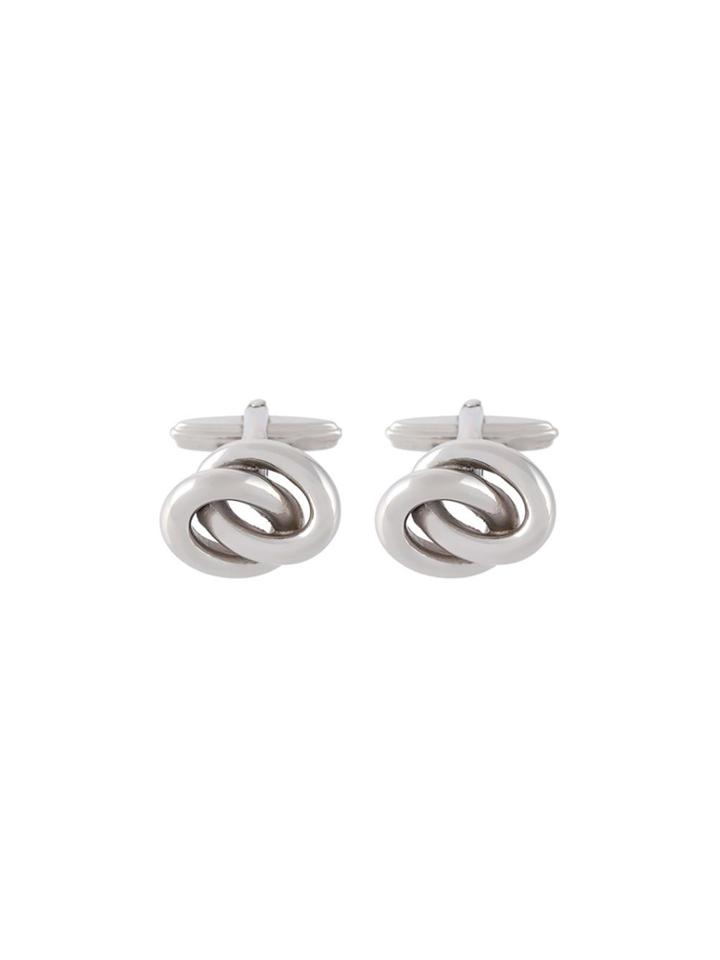 Lanvin Twisted Cufflinks - Metallic