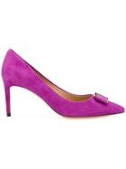 Salvatore Ferragamo Friuli Pumps - Pink & Purple