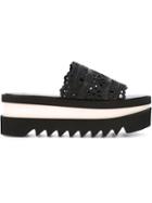 Stella Mccartney Embroidered Pool Slides