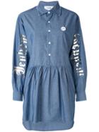 Sold Out Frvr - Asymmetric Denim Shirt Dress - Women - Cotton - 38, Blue, Cotton
