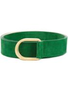 Barbara Bui Gold-tone Hardware Belt, Women's, Size: 85, Green, Leather
