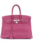 Hermès Pre-owned Birkin 35 Taurillon Clemence Tote Bag - Pink