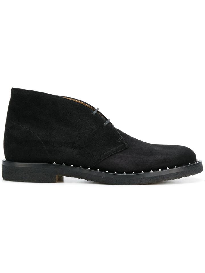 Valentino Valentino Garavani Lace-up Ankle Boots - Black