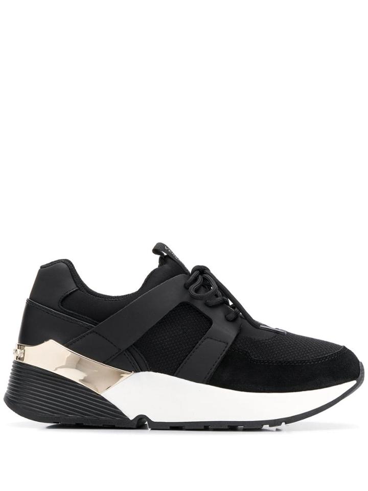 Versace Jeans Wedge Sole Sneakers - Black