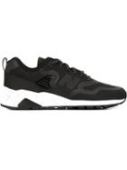 New Balance Panelled Sneakers, Men's, Size: 8, Black, Polyamide/rubber