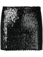 Faith Connexion Sequin Mini Skirt - Black