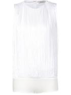 Nina Ricci Fringed Sleeveless Top