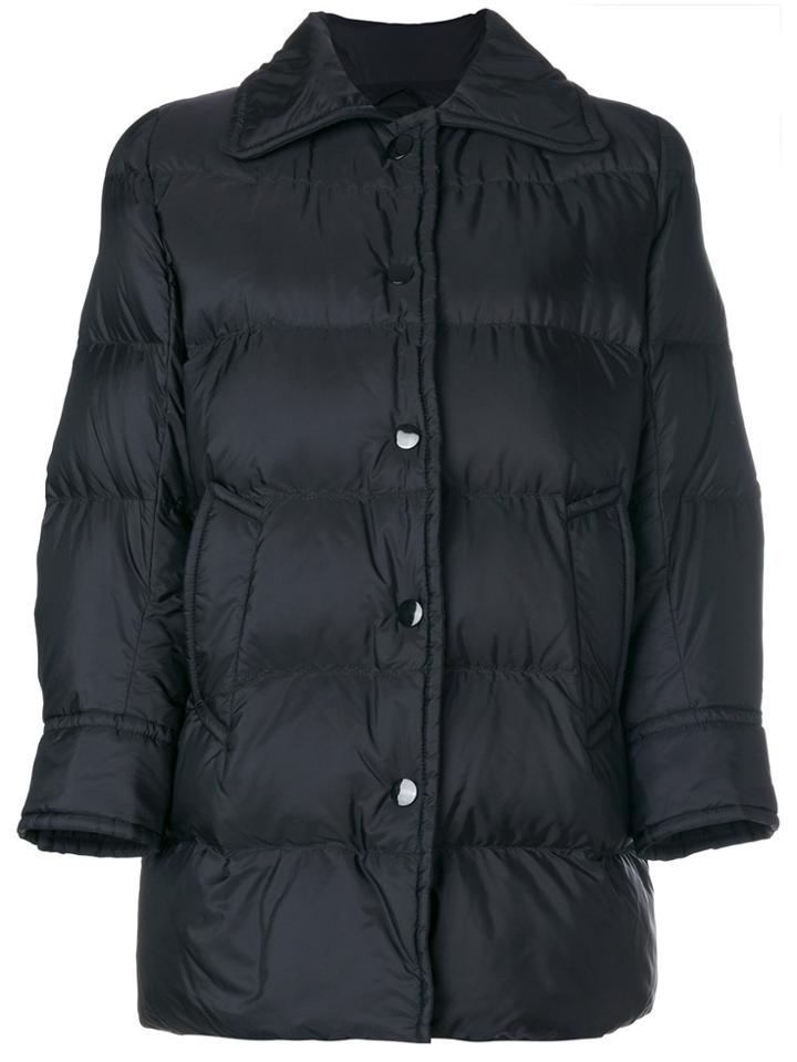 Prada Oversized Padded Coat - Black