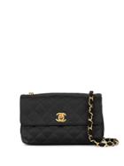 Chanel Pre-owned Chain Mini Shoulder Bag - Black