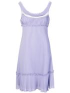Armani Collezioni Vintage Empire Line Short Dress - Pink & Purple