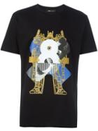 Mcm Logo Print T-shirt, Adult Unisex, Size: Xxl, Black, Cotton
