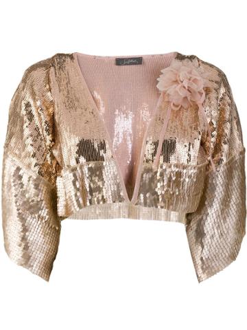 So Allure Sequin Embellished Bolero - Pink