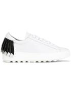 Philippe Model Pleated Detailing Sneakers - White