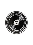 Chanel Vintage Cc Brooch Pin Corsage - Black