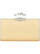 Alexander Mcqueen Knuckle Clutch - Metallic