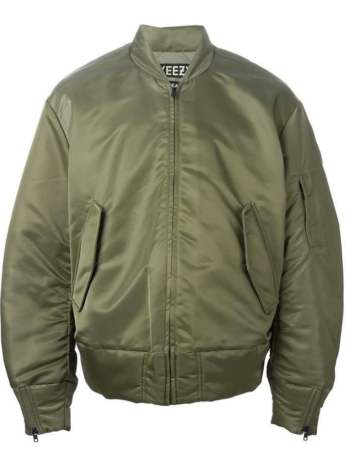 Yeezy Adidas Originals By Kanye West Bomber Jacket, Women's, Size: Xxl, Green, Nylon/polyester