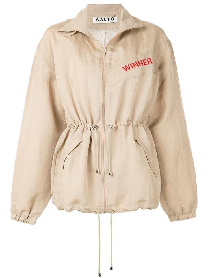 Aalto Windbreaker Jacket - Brown