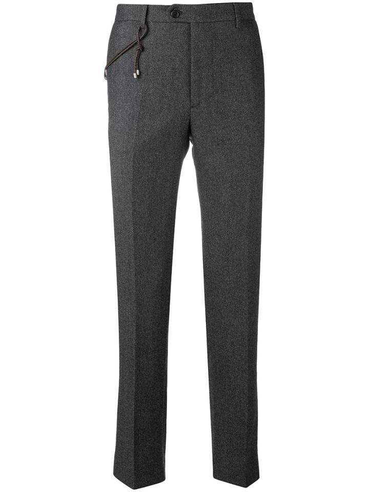 Berwich Textured Chinos - Grey