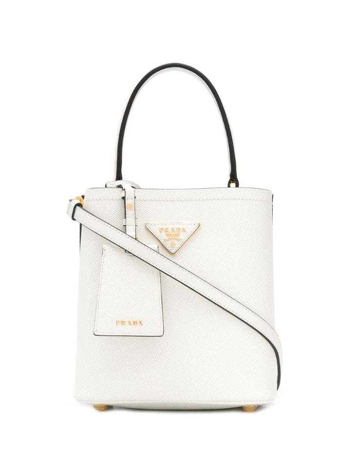 Prada Panier Tote Bag - White