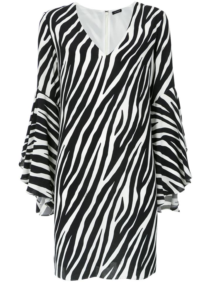 Tufi Duek Animal Print Shift Dress - Black