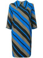 Marni Striped Shift Dress - Blue