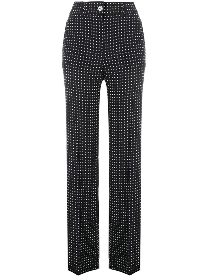 Equipment Flared Polka Dot Trousers - Black