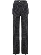 Equipment Flared Polka Dot Trousers - Black