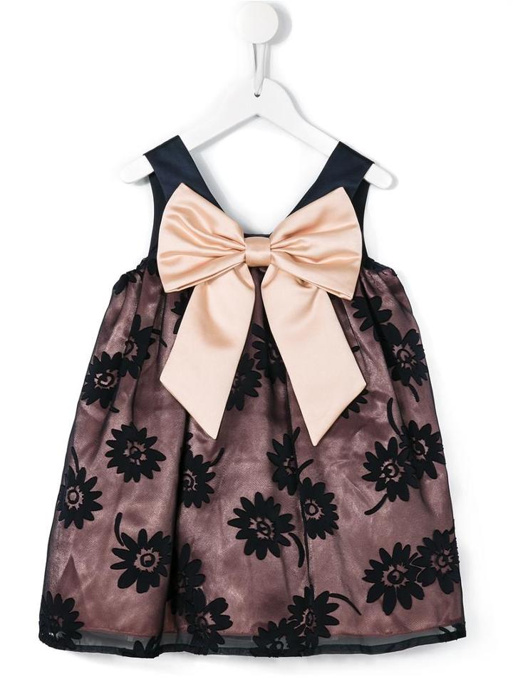 Hucklebones London Floral Trapeze Dress, Girl's, Size: 6 Yrs, Blue