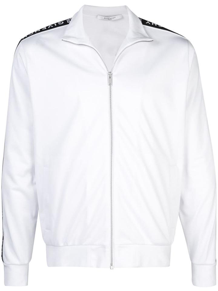 Givenchy Webbing Zip-up Sweatshirt - White