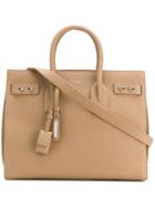 Saint Laurent Sac Du Jour Tote - Nude & Neutrals