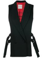 Each X Other Belted Waistcoat - Black