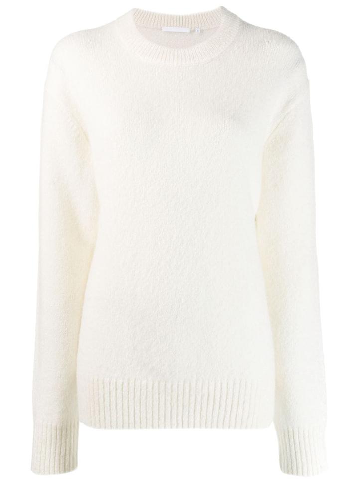 Helmut Lang Soft Knit Jumper - White