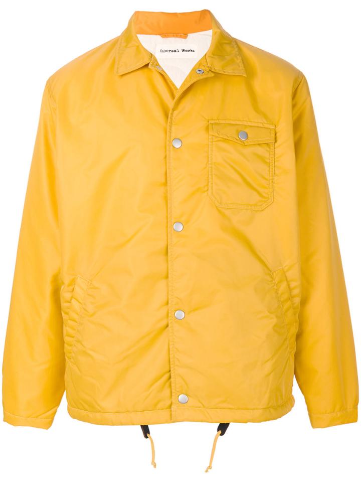 Universal Works Coach Waterproof Jacket - Yellow & Orange