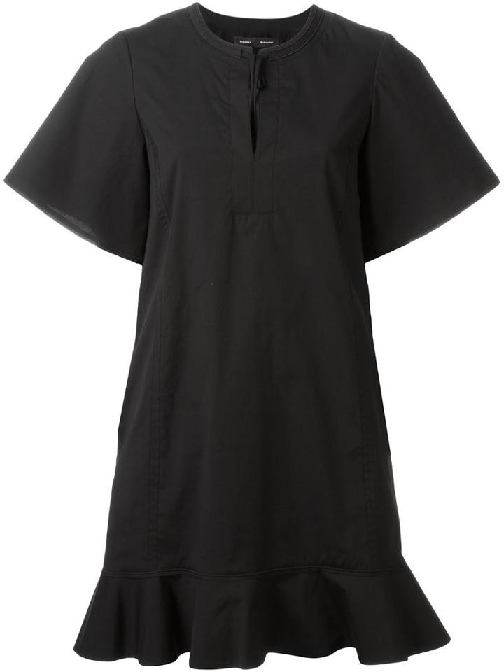 Proenza Schouler Flounce Hem Dress