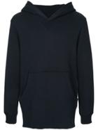 Anrealage Long Line Pullover Hoodie - Blue
