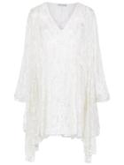Martha Medeiros Embroidered Lace Dress - White