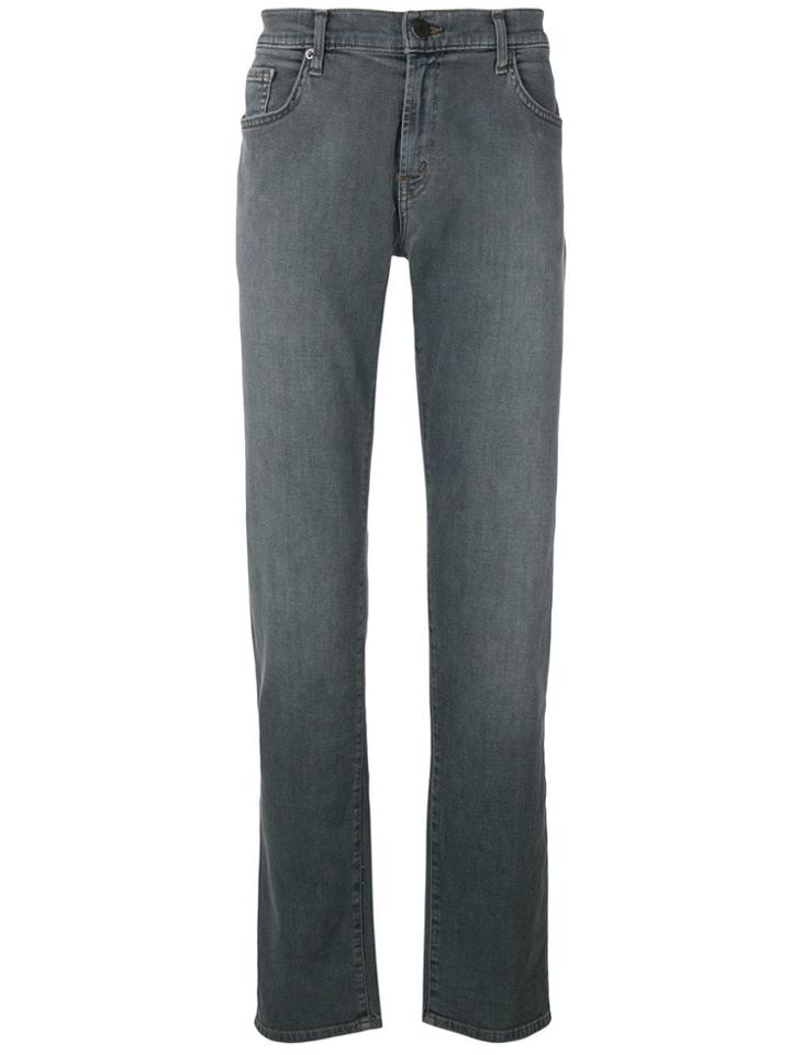 J Brand Straight-leg Jeans - Grey
